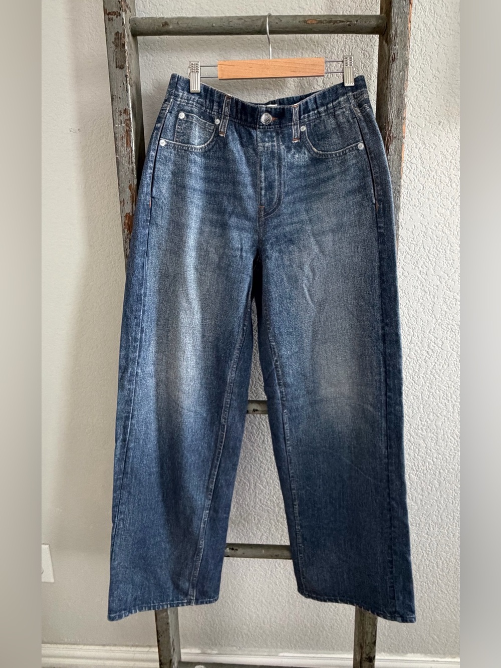 rag & bone Miramar terry Wide Leg Jeans